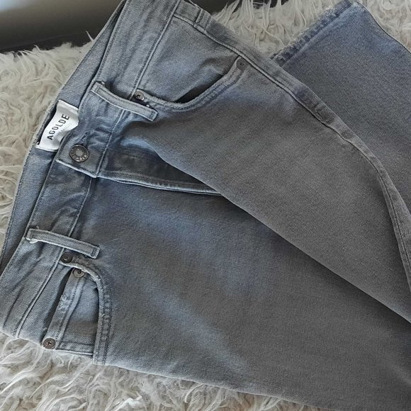 AGOLDE - Nico High Rise Slim - in colour CHIME - Picture 1 of 9